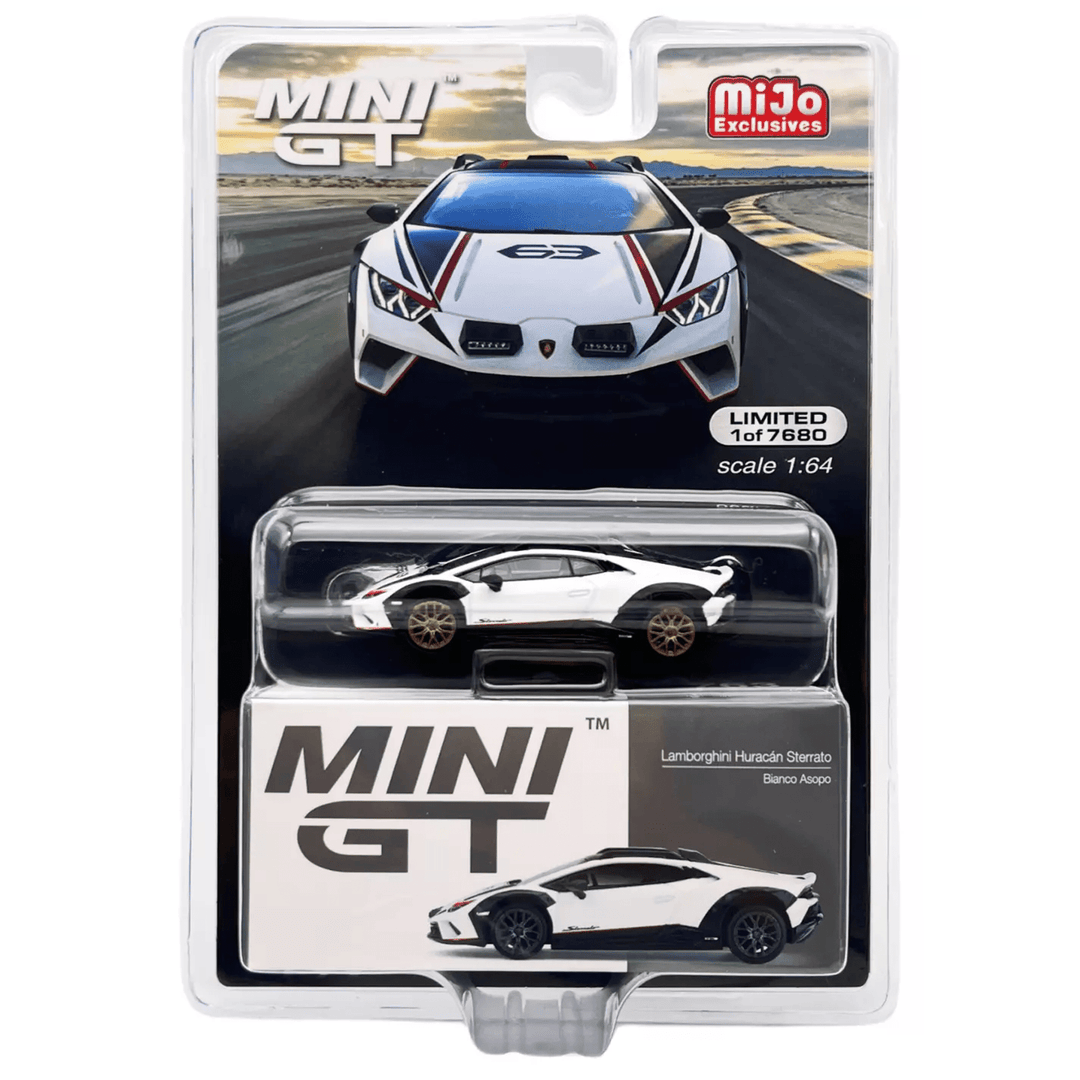 Mini GT - Lamborghini Huracan Sterrato - Bianco Asopo *Chase* - Top CollectiblesDiecastMini GT
