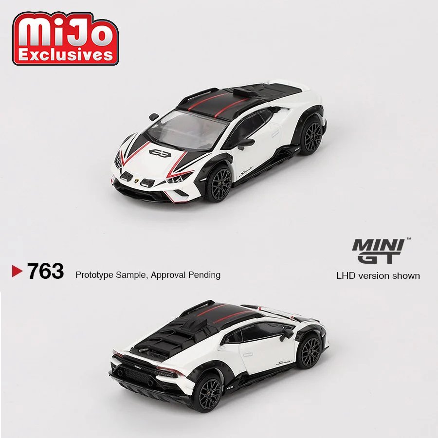 Mini GT - Lamborghini Huracan Sterrato - Bianco Asopo - Top CollectiblesDiecastMini GT