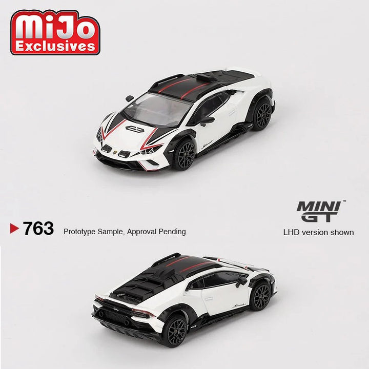 Mini GT - Lamborghini Huracan Sterrato - Bianco Asopo - Top CollectiblesDiecastMini GT