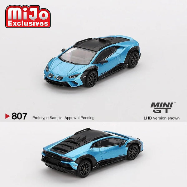 Mini GT - Lamborghini Huracán Sterrato - Blu Aegir *Pre - Order* - Top CollectiblesDiecastMini GT