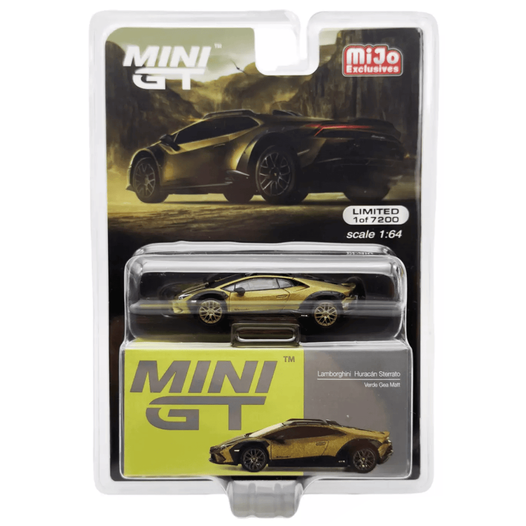 Mini GT - Lamborghini Huracán Sterrato – Verde Gea Matt *Chase* - Top CollectiblesDiecastMini GT