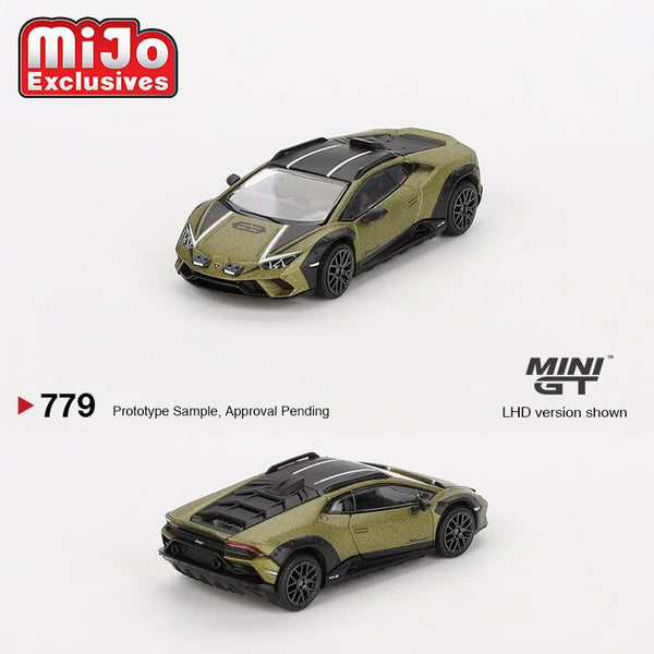 Mini GT - Lamborghini Huracán Sterrato – Verde Gea Matt *Pre - Order* - Top CollectiblesDiecastMini GT