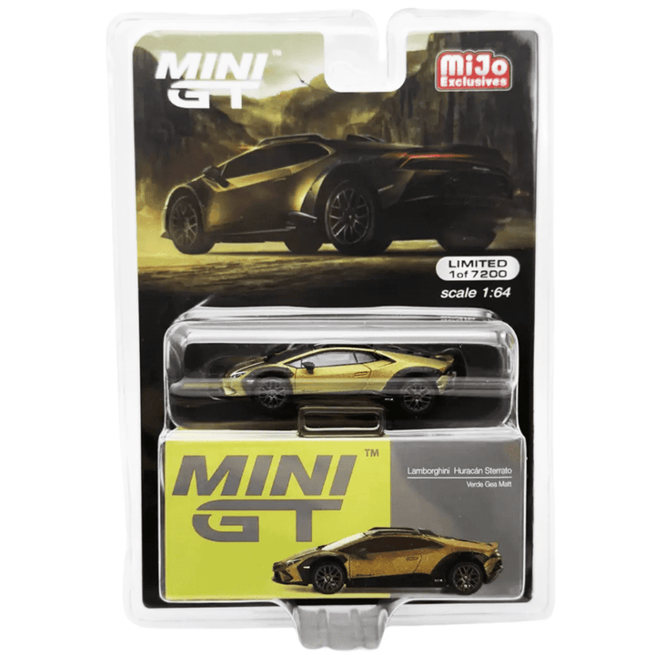 Mini GT - Lamborghini Huracán Sterrato – Verde Gea Matt - Top CollectiblesDiecastMini GT