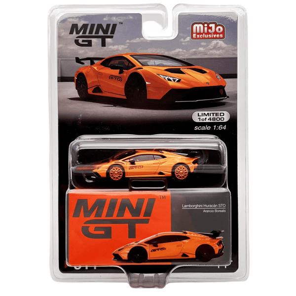 Mini GT - Lamborghini Huracan STO - Arancio Borealis *Chase* - Top CollectiblesDiecastMini GT