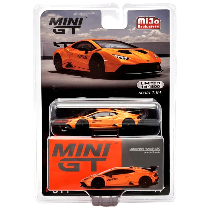 Mini GT - Lamborghini Huracan STO - Arancio Borealis