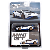Mini GT - Lamborghini Huracán STO – Bianco Asopo - Top CollectiblesDiecastMini GT