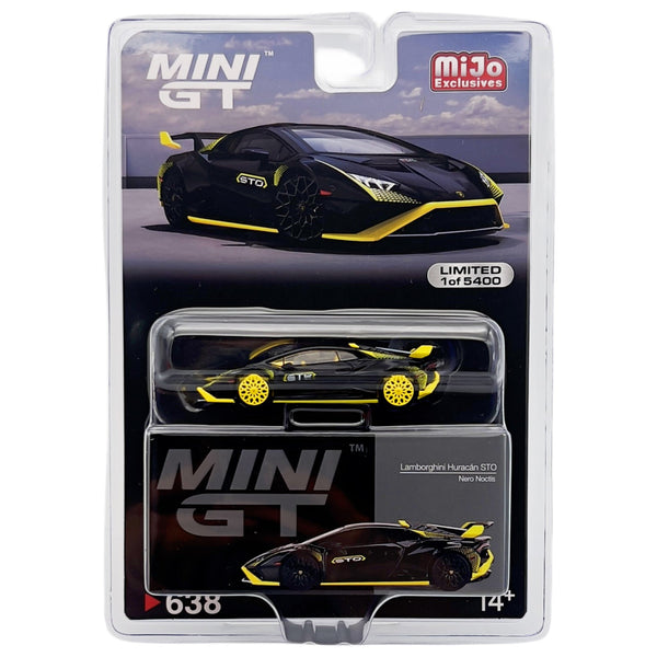 Mini GT - Lamborghini Huracan STO - Nero Noctis *Chase* - Top CollectiblesDiecastMini GT