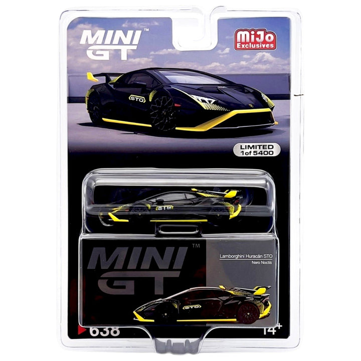 Mini GT - Lamborghini Huracan STO - Nero Noctis - Top CollectiblesDiecastMini GT