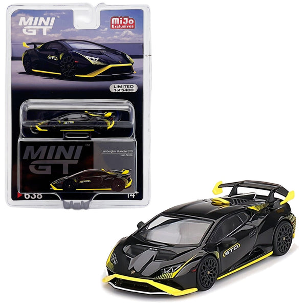 Mini GT - Lamborghini Huracan STO - Nero Noctis - Top CollectiblesDiecastMini GT