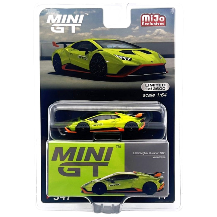 Mini GT - Lamborghini Huracan STO - Verde Citrea