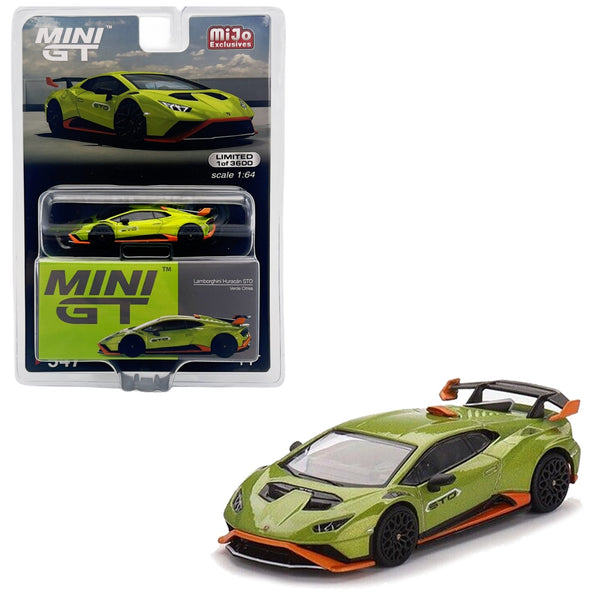 Mini GT - Lamborghini Huracan STO - Verde Citrea - Top CollectiblesDiecastMini GT