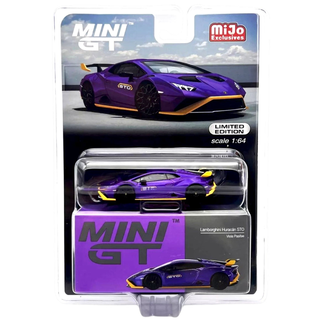 Mini GT - Lamborghini Huracan STO – Viola Pasifae - Top CollectiblesDiecastMini GT