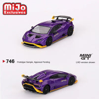 Mini GT - Lamborghini Huracan STO – Viola Pasifae - Top CollectiblesDiecastMini GT