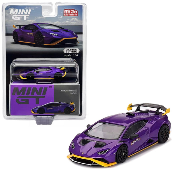 Mini GT - Lamborghini Huracan STO – Viola Pasifae - Top CollectiblesDiecastMini GT