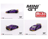 Mini GT - Lamborghini Huracan STO – Viola Pasifae - Top CollectiblesDiecastMini GT