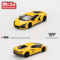 Mini GT - Lamborghini Revuelto – Giallo Yellow *Pre - Order* - Top CollectiblesDiecastMini GT