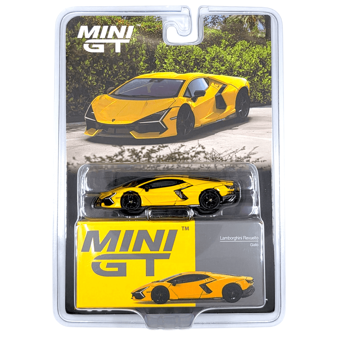 Mini GT - Lamborghini Revuelto – Giallo Yellow - Top CollectiblesDiecastMini GT