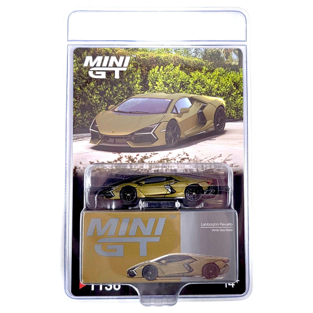 Mini GT - Lamborghini Revuelto – Verde Gea Matte Green - Top CollectiblesDiecastMini GT