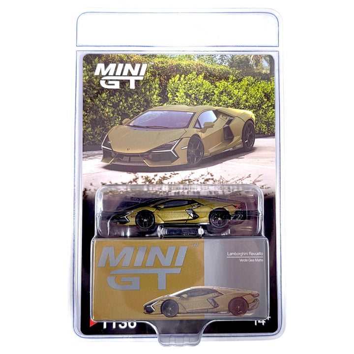 Mini GT - Lamborghini Revuelto – Verde Gea Matte Green - Top CollectiblesDiecastMini GT