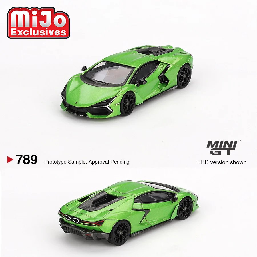 Mini GT - Lamborghini Revuelto - Verde Selvans Green – Top