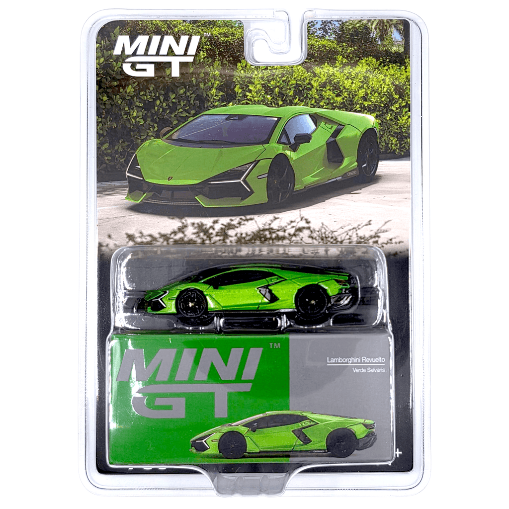 Lamborghini Revuelto グリーン ミニカー mini-gt-lamborghini-revuelto-