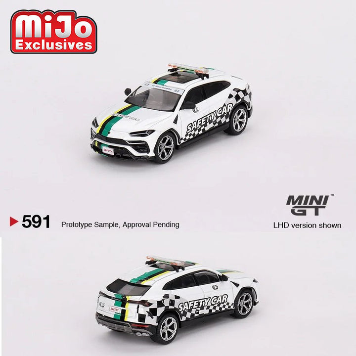 Mini GT - Lamborghini Urus 2022 - Macau GP Official Safety Car - Top CollectiblesDiecastMini GT
