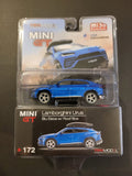 Mini GT - Lamborghini Urus - Blue Eleos w/ Roof Box - Top CollectiblesDiecastMini GT