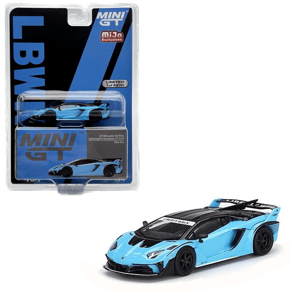 Mini GT - LB-Silhouette Works Lamborghini Aventador GT EVO - Baby Mini GT - LB-Silhouette Works Lamborghini Aventador GT EVO - Baby