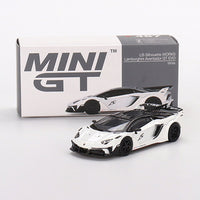 Mini GT - LB - Silhouette Works Lamborghini Aventador GT EVO - White - Top CollectiblesDiecastMini GT