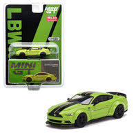 Mini GT - LB - Works Ford Mustang - Grabber Lime - Top CollectiblesDiecastMini GT