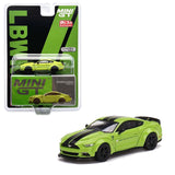 Mini GT - LB - Works Ford Mustang - Grabber Lime - Top CollectiblesDiecastMini GT