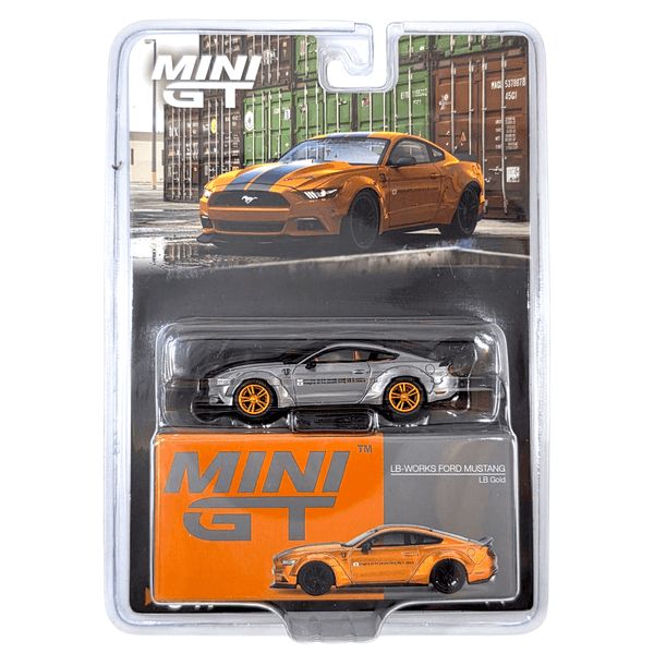 Mini GT - LB-WORKS Ford Mustang – LB Gold *Chase* – Top Collectibles Mini GT - LB-WORKS Ford Mustang – LB Gold *Chase* – Top Collectibles