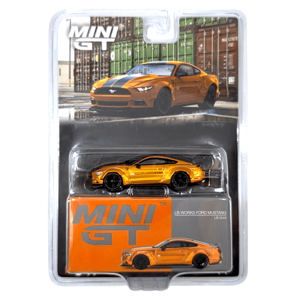 Mini GT - LB - WORKS Ford Mustang – LB Gold - Top CollectiblesDiecastMini GT