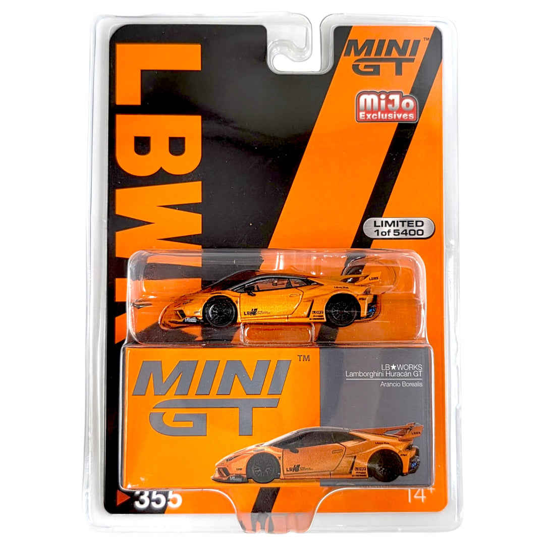 Mini GT - LB Works Lamborghini Huracan GT - Arancio Borealis - Top CollectiblesDiecastMini GT
