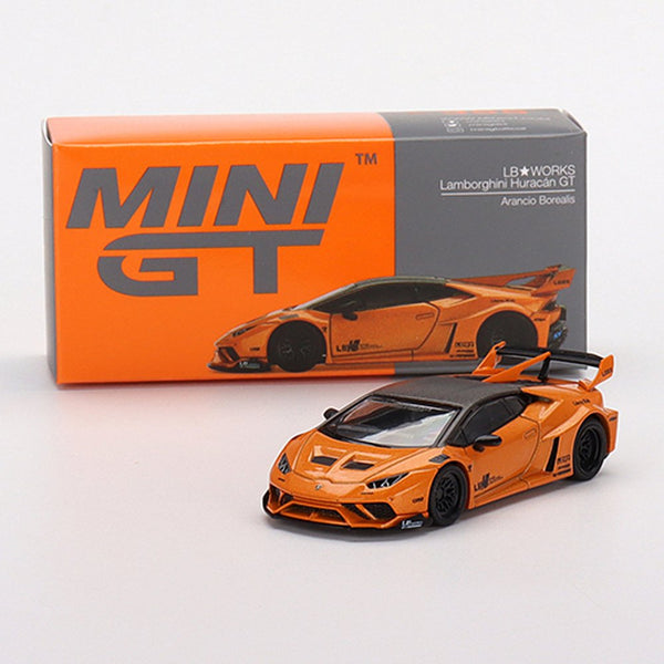 Mini GT - LB Works Lamborghini Huracan GT - Arancio Borealis - Top CollectiblesDiecastMini GT