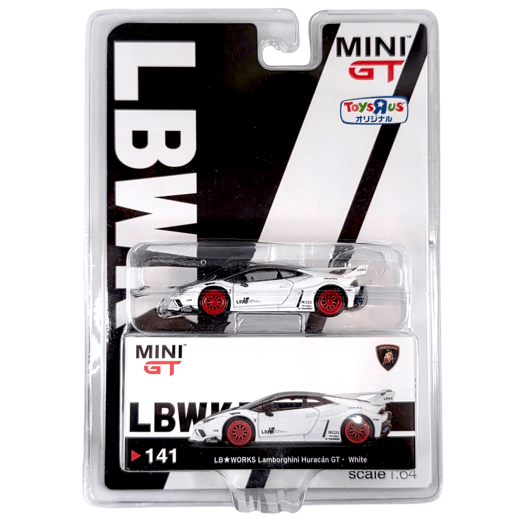 Mini GT - LB Works Lamborghini Huracan GT - White *Toys'R'us Japan
