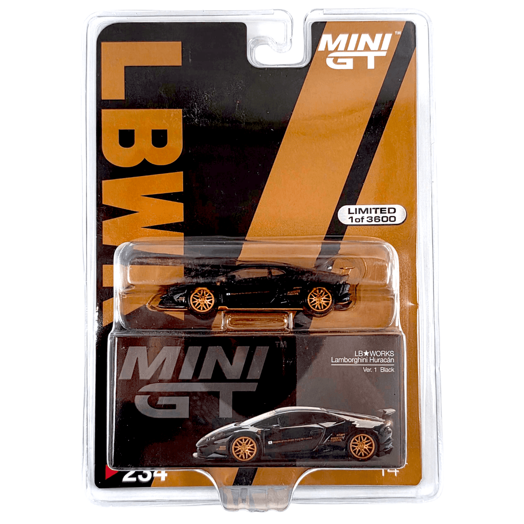 MINIGT 1/64 LB★WORKS Lamborghini Huracán Mini GT - LB Works Lamborghini Huracan - Ver. 1 Black – Top