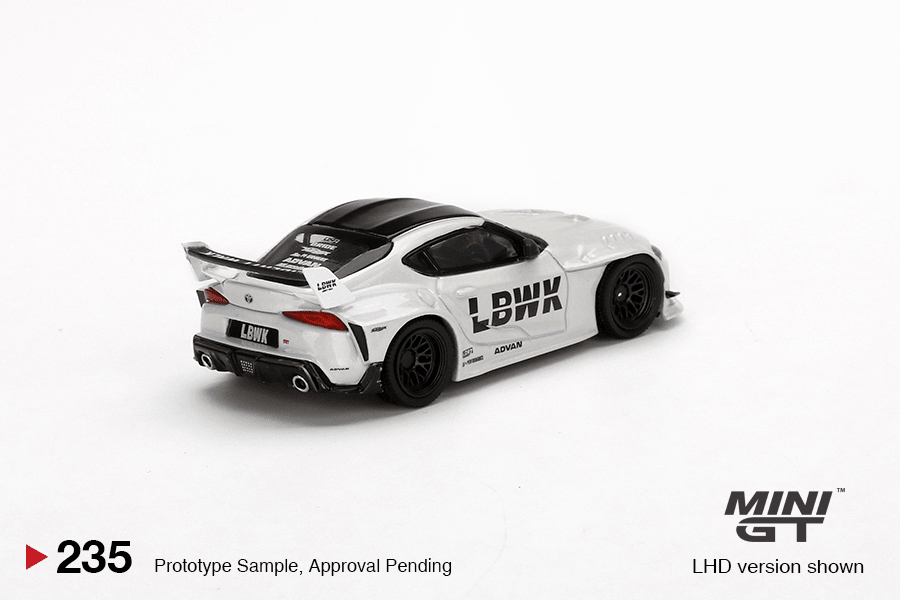 Mini GT - LB Works Toyota GR Supra - White - Top CollectiblesDiecastMini GT