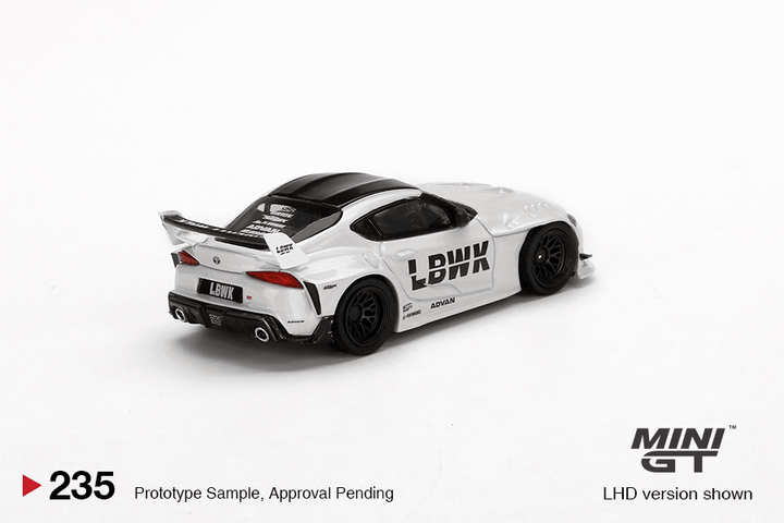 Mini GT - LB Works Toyota GR Supra - White - Top CollectiblesDiecastMini GT