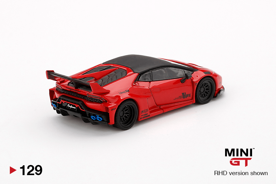 Mini GT - LB★WORKS Lamborghini Huracan GT - Rosso Mars - Top CollectiblesDiecastMini GT