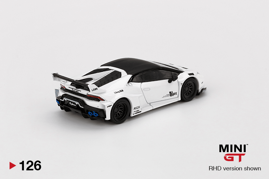 Mini GT - LB★WORKS Lamborghini Huracan GT - White - Top CollectiblesDiecastMini GT