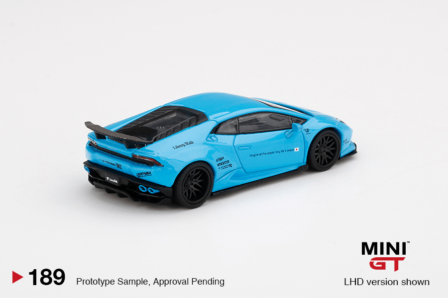 Mini GT - LB★WORKS Lamborghini Huracán - ver. 1 Light Blue - Top CollectiblesDiecastMini GT