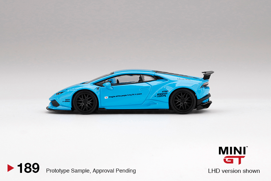 Mini GT - LB★WORKS Lamborghini Huracán - ver. 1 Light Blue - Top CollectiblesDiecastMini GT