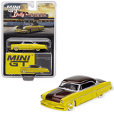 Mini GT - Lincoln Capri Custom Hot Rod 1954 - Lime Yellow - Top CollectiblesDiecastMini GT
