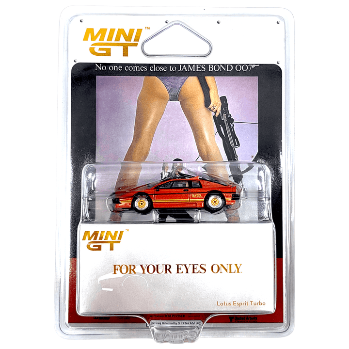 Mini GT - Lotus Esprit Turbo James Bond 007 “FOR YOUR EYES ONLY” – English Packaging - Top CollectiblesDiecastMini GT