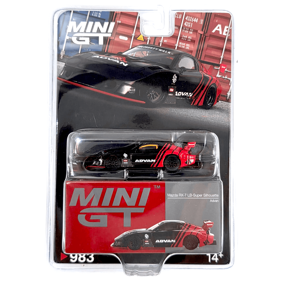 Mini GT - Mazda RX - 7 LB - Super Silhouette Advan - Top CollectiblesDiecastMini GT
