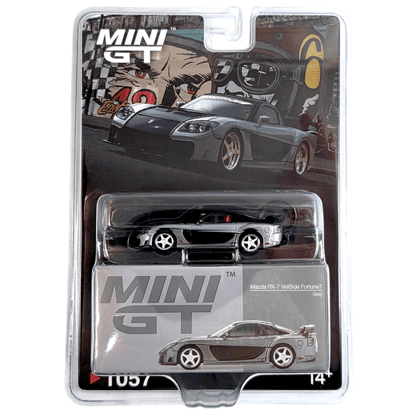 Mini GT - Mazda RX - 7 VeilSide Fortune7 - Grey *Chase* - Top CollectiblesDiecastMini GT