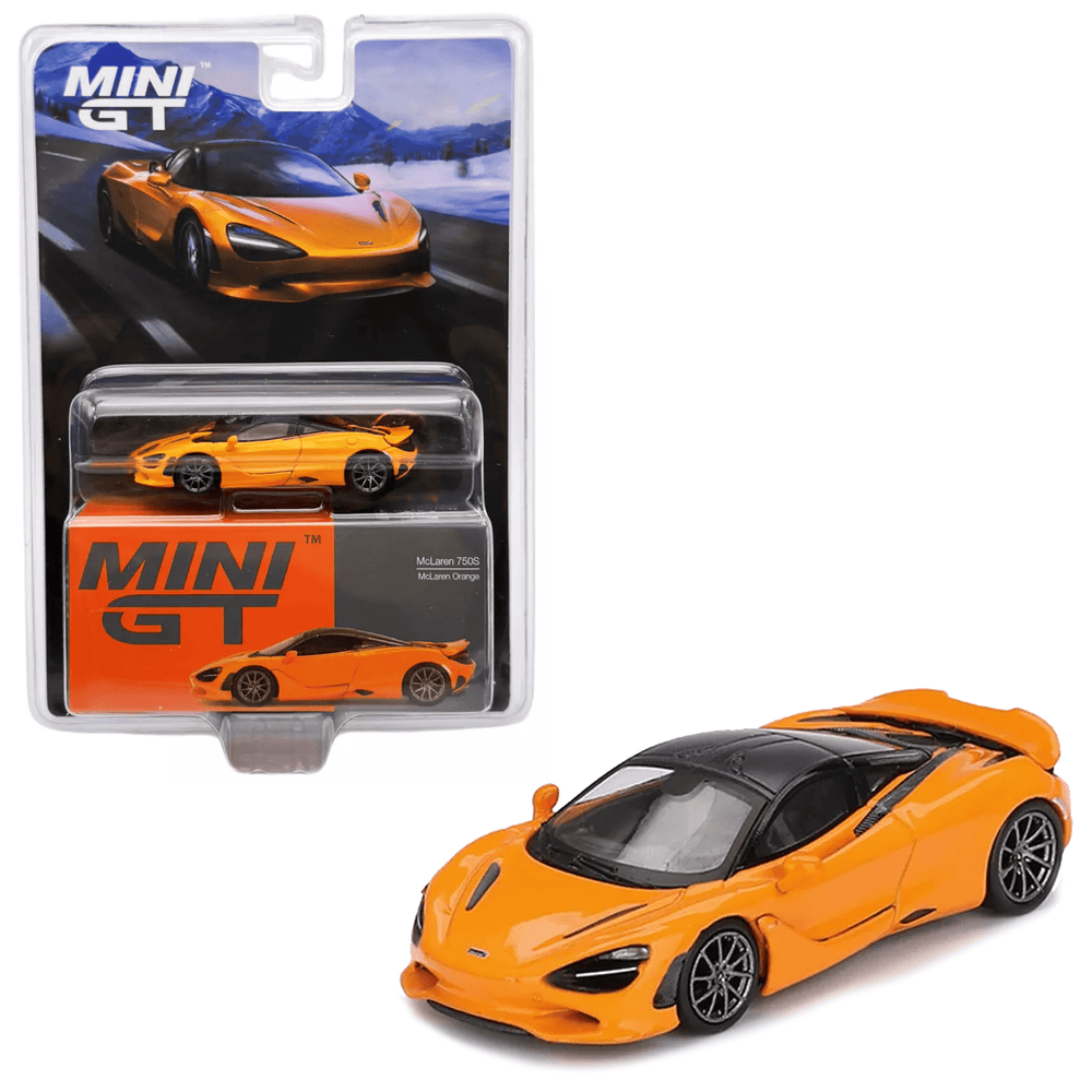 Mini GT - McLaren 750S McLaren – Orange - Top CollectiblesDiecastMini GT