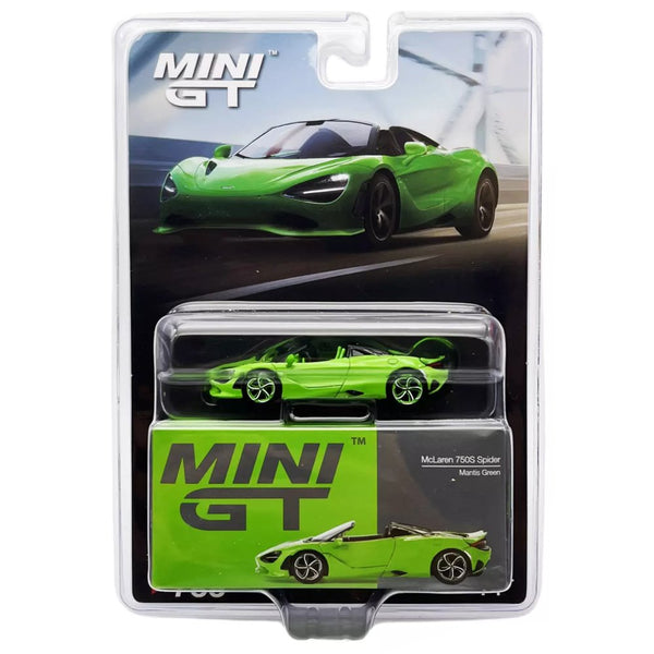 Mini GT - McLaren 750S Spider – Mantis Green *Chase* - Top CollectiblesDiecastMini GT