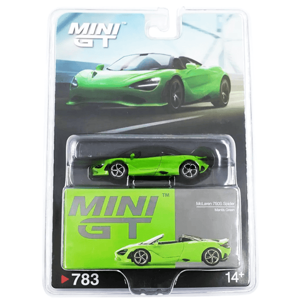 Mini GT - McLaren 750S Spider – Mantis Green - Top CollectiblesDiecastMini GT